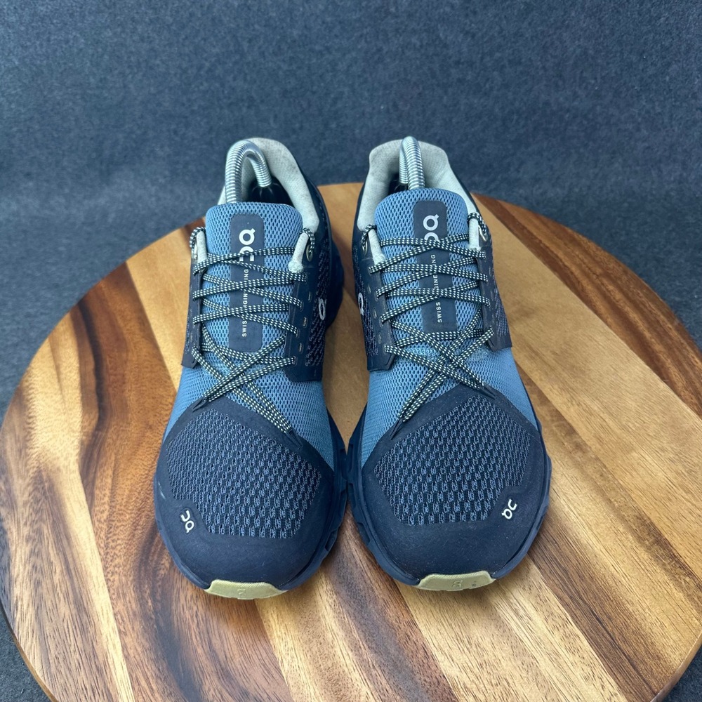 On Running Cloudstratus Navy Blue Road Running Shoes Womens 9.5 Helion CloudTec - Picture 5 of 12